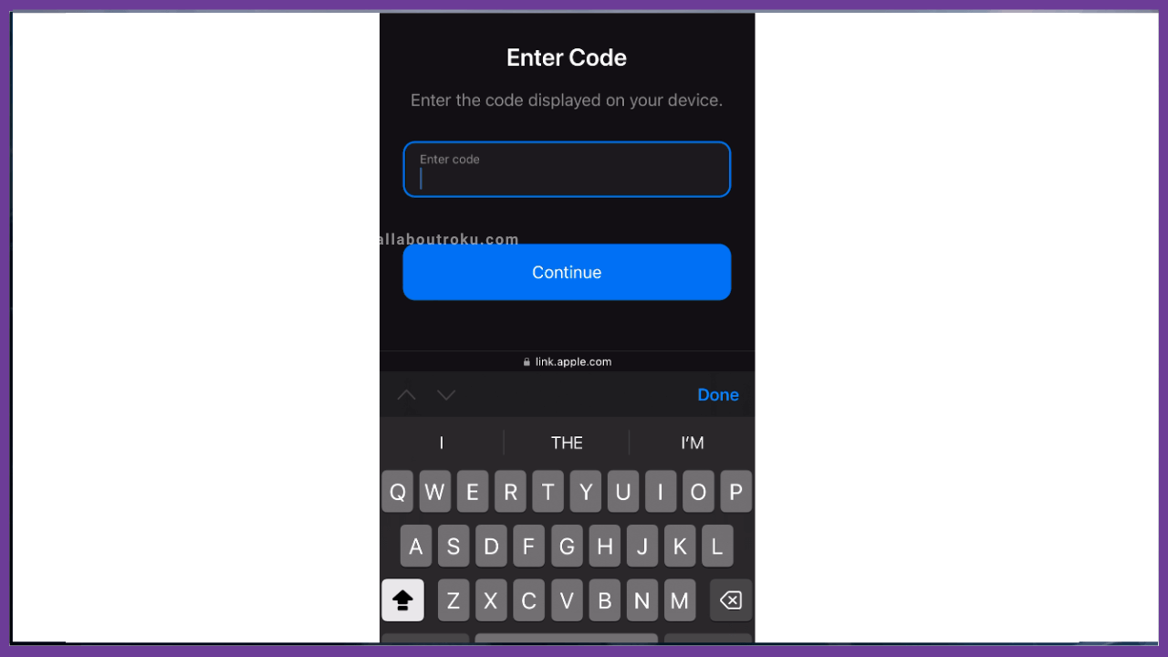 Enter the Code