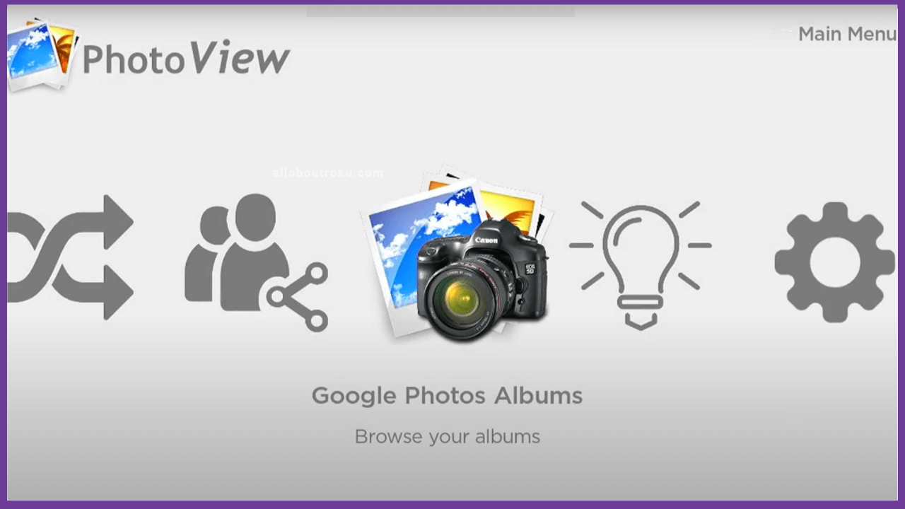 Choose Google Photos Albums
